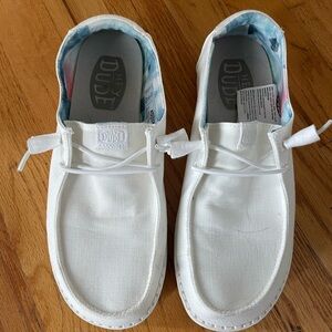 Hey Dude White Women's Flats